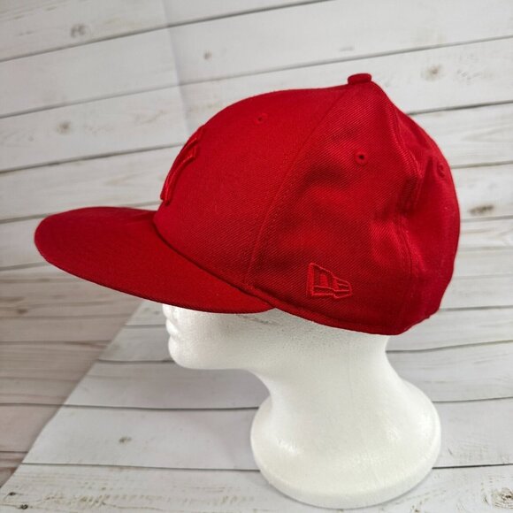 New Era Baseball Cap Men's Red New York Yankees MLB Authentic Collection 6 Panel - Picture 4 of 7